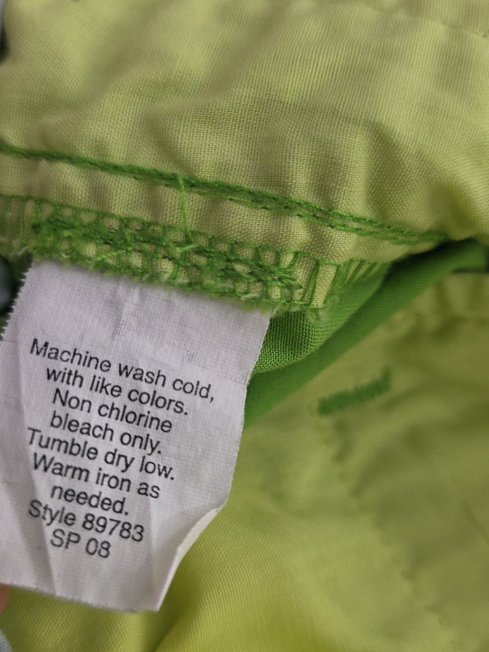 J. Crew Womens Lime Green Bermuda Shorts Size 2    W30 x 9 Insean - Picture 9 of 10